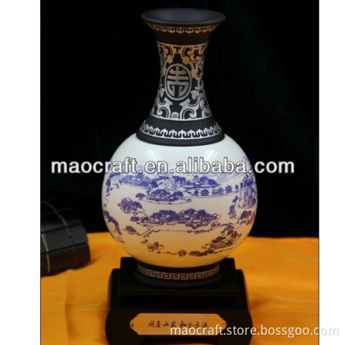 China top grade Ceramic Vases with Activated carbon crafts for gift